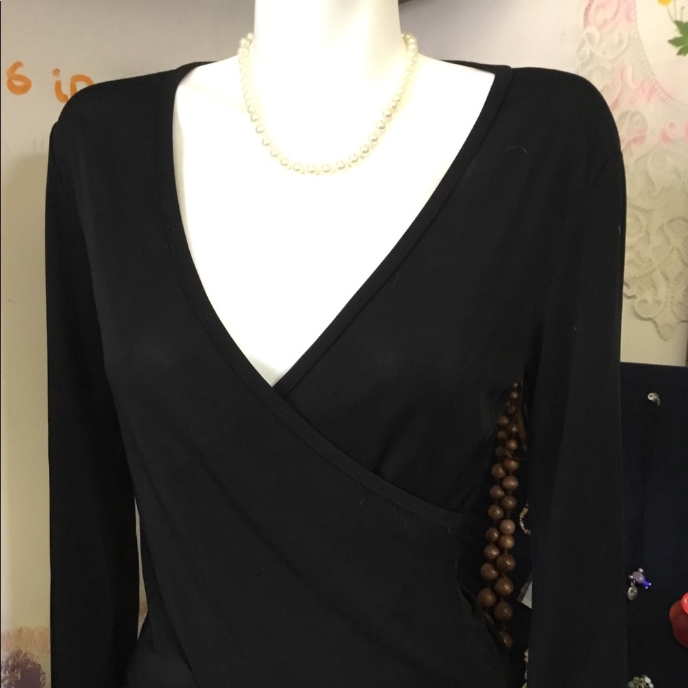 Black market small stretchy polyester cross front